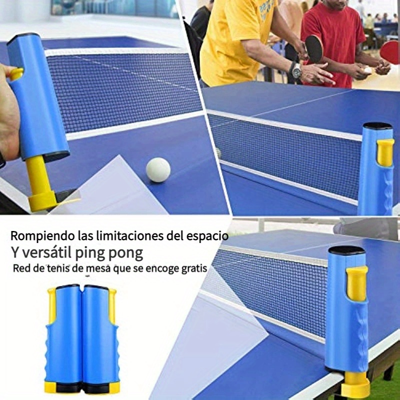 Red de Ping Pong Ajustable Retráctil Adaptable Mesa Portátil