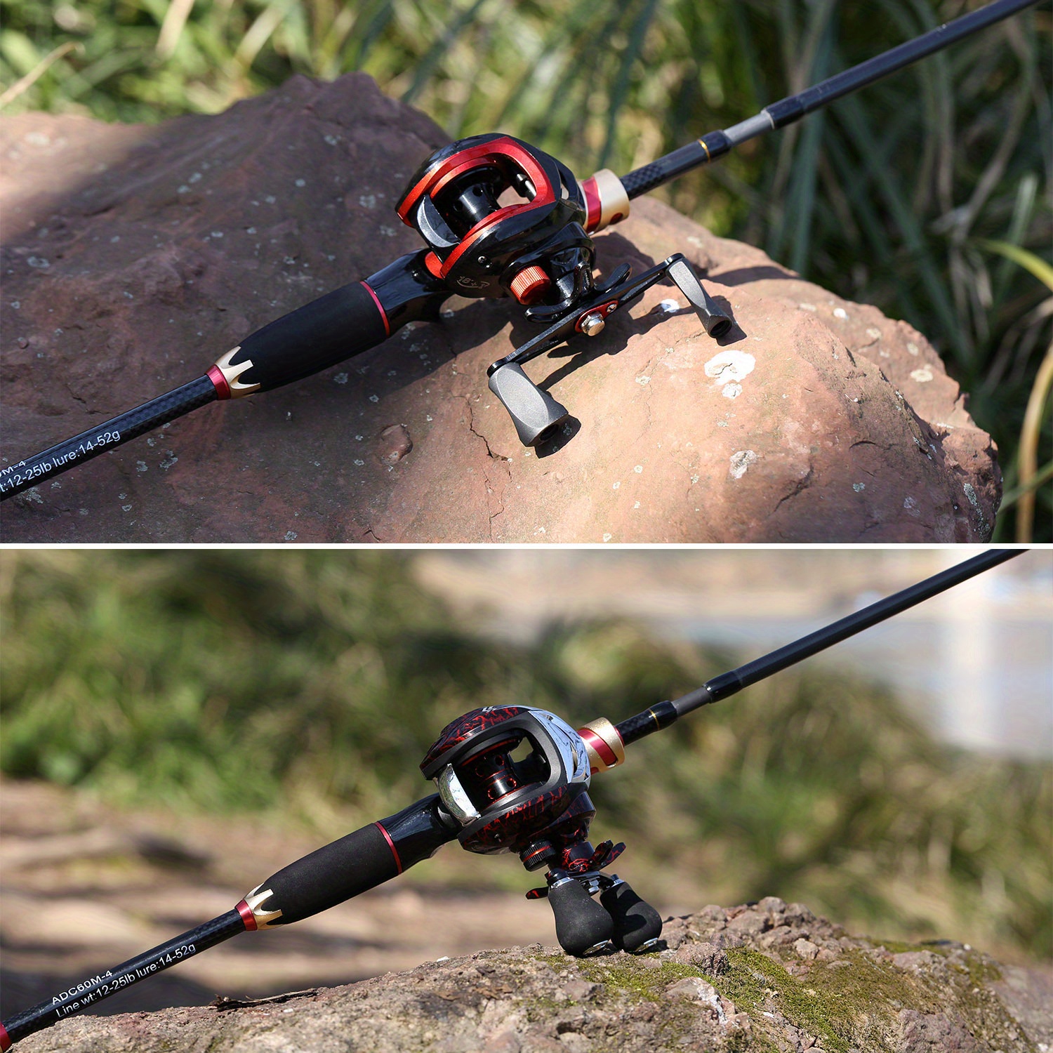 Sougayilang Baitcasting Fishing Rod Reel Combo Portable - Temu United  Kingdom