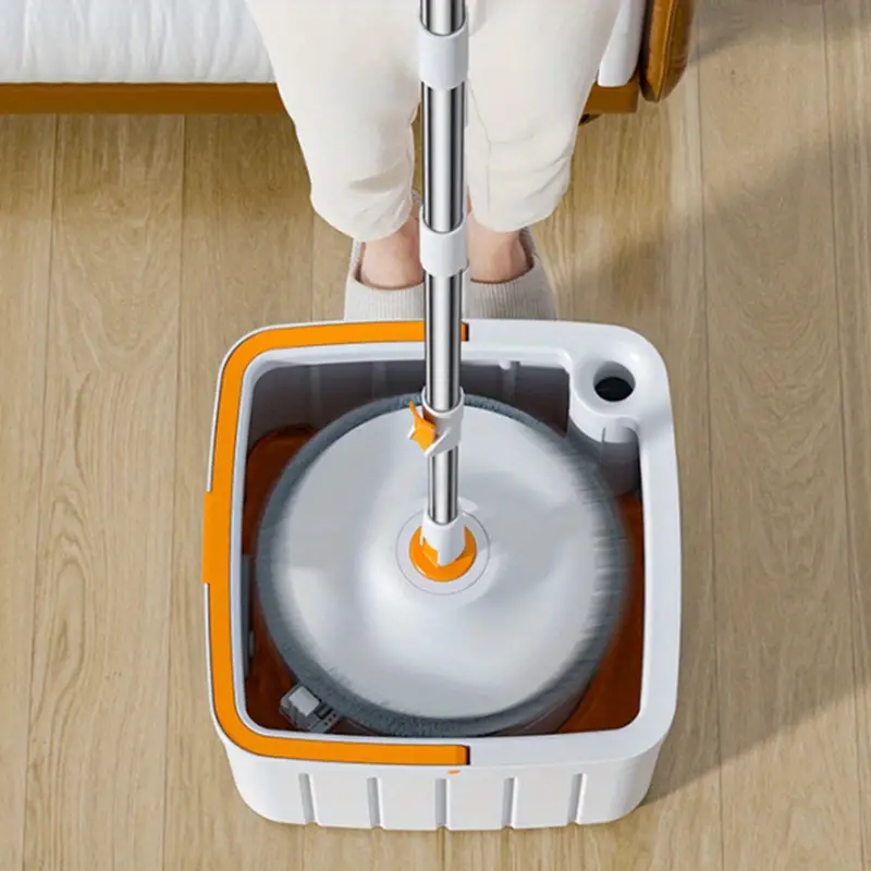 Hand free Mop With Bucket Sewage Separation Mop Lazy Spin - Temu