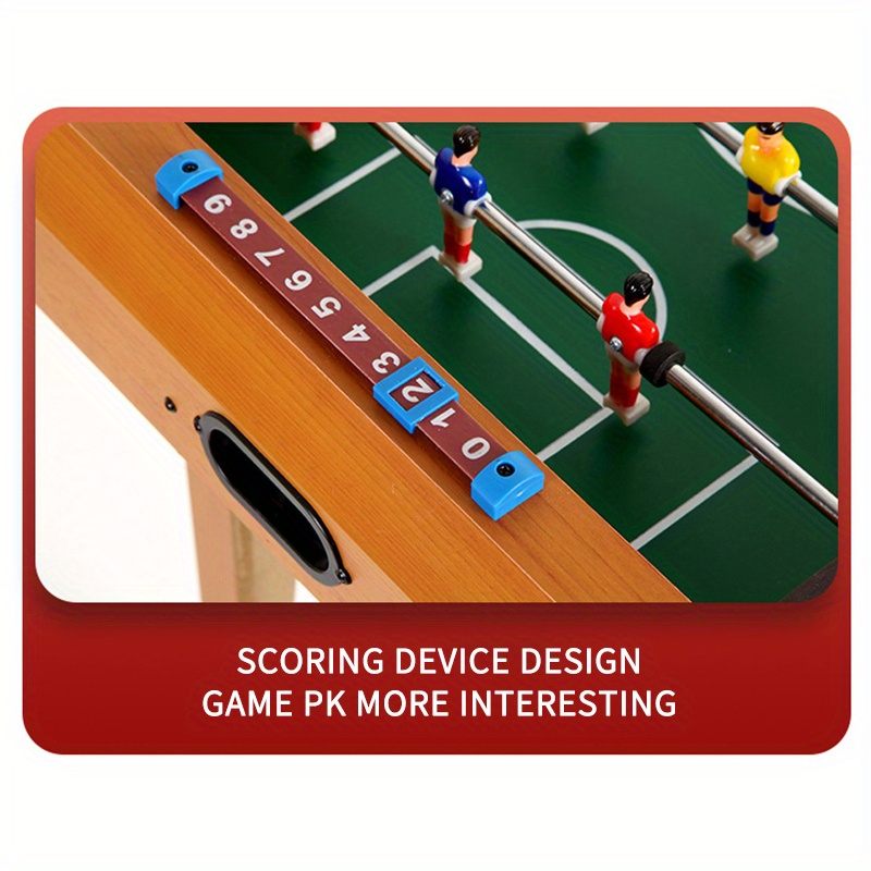 RedSwing Mesa de futbolín de 27 pulgadas, mini juego de mesa de fútbol de  madera para niños y adultos, juego de fútbol portátil para interiores,  fácil