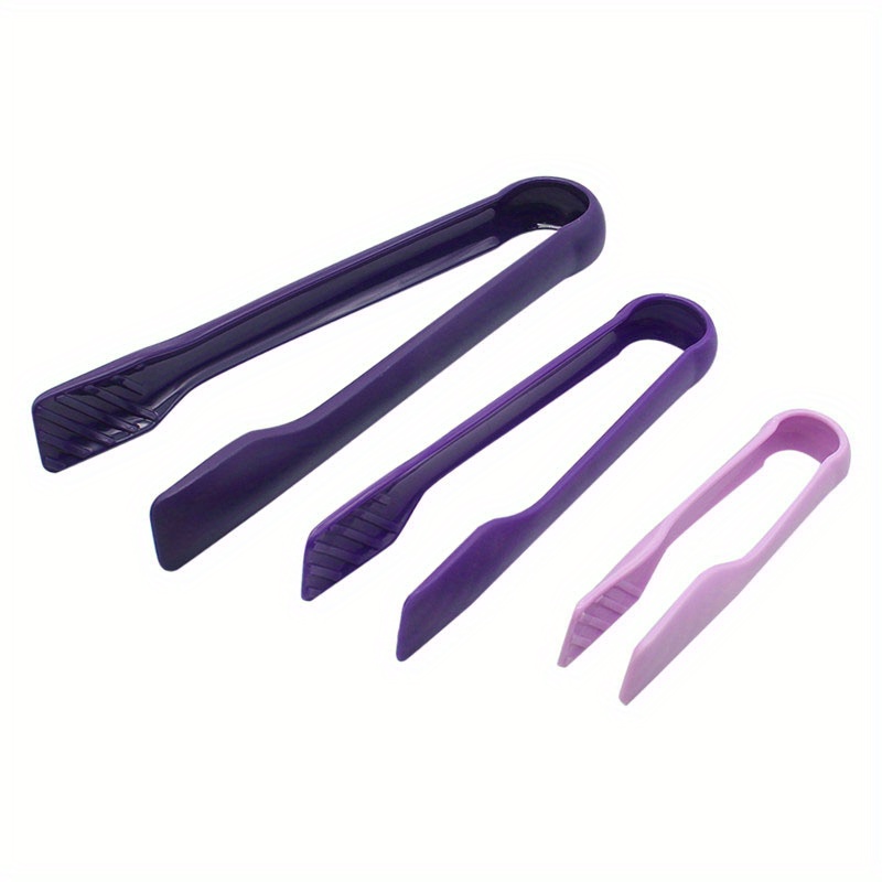 Plastic Kitchen Tongs Reusable Serving Tongs Non-Slip Bread Clip