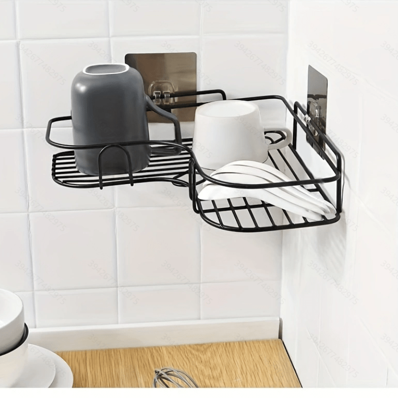 Bathroom Storage Rack Perforation-free Toilet Storage Rack Toilet Wall  Hanging Corner Storage Rack Kitchen Toiletries For Men And Women Daily Body  Care - Temu