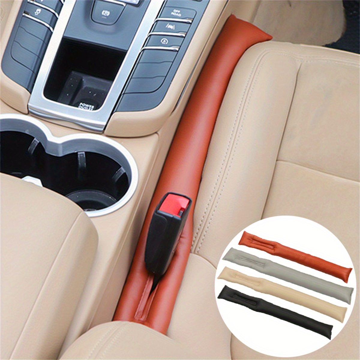 Car Seat Plug Filler Faux Leather Soft Pads Auto Styling - Temu
