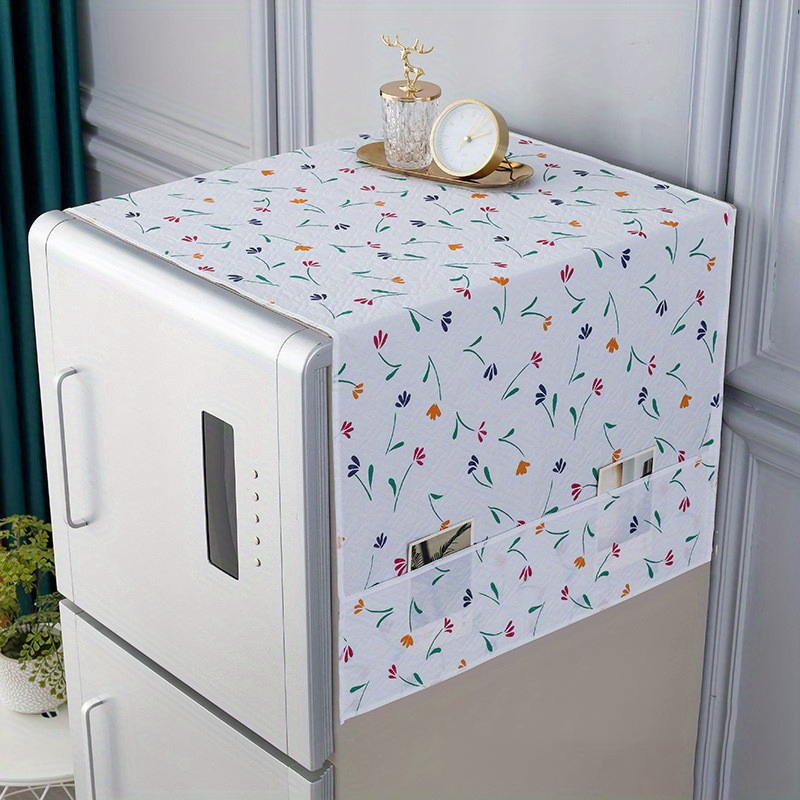 Generic Printing Refrigerator Dust Cover Waterproof Container Small Things  Storage Bag Clover Clover
