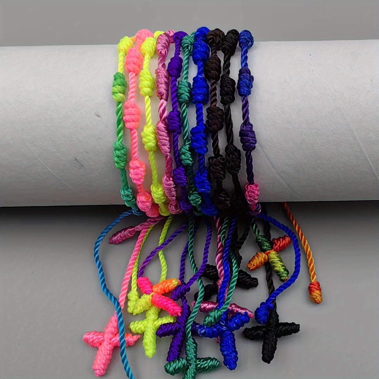 multicolor rope braided bracelet men gift - Temu Australia