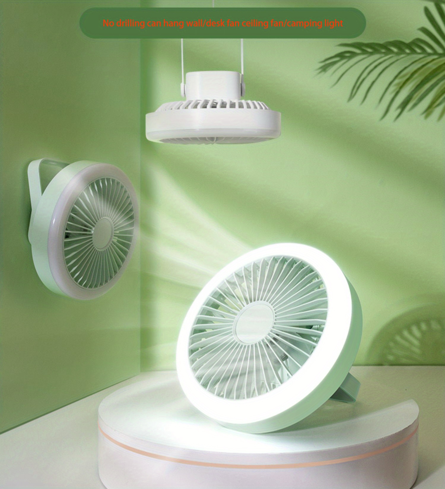 Luz Ventilador Multifunción Led 1 Pieza Ventilador Techo - Temu