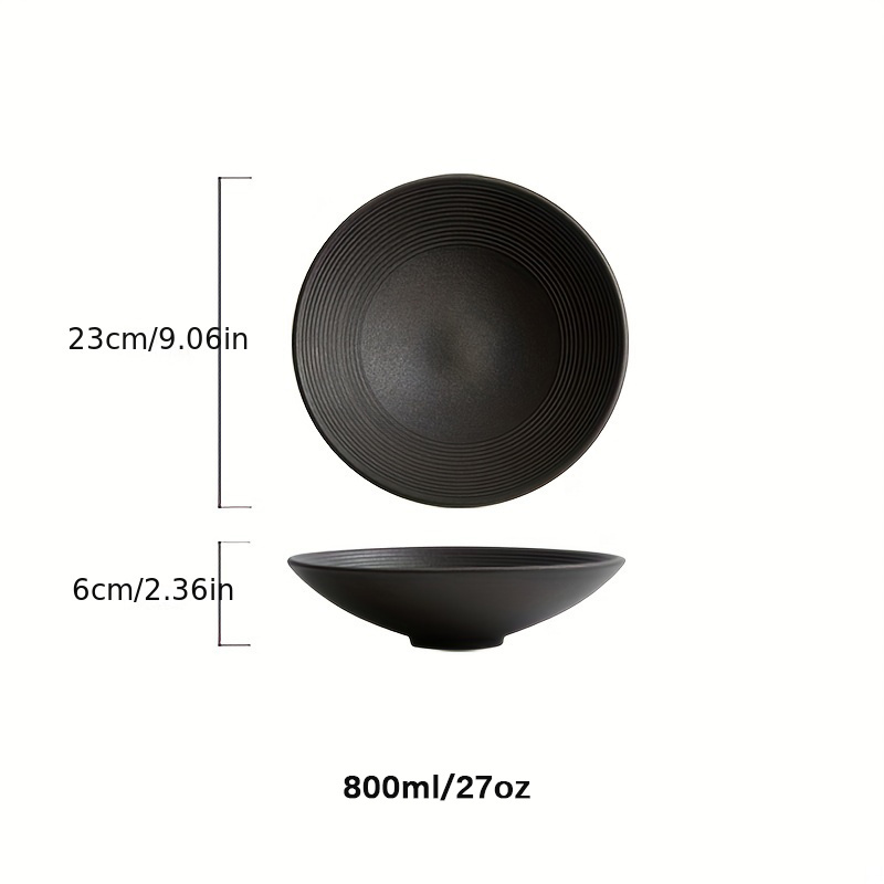 Large Ceramic Pasta Bowl and Plate Set Microwave Dishwasher Safe