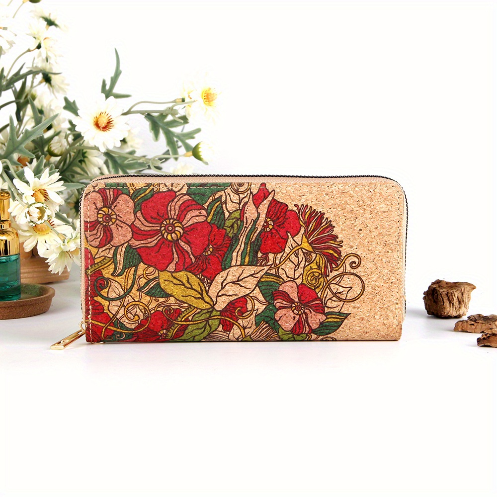 Retro wallet, vintage wallet, Blossom