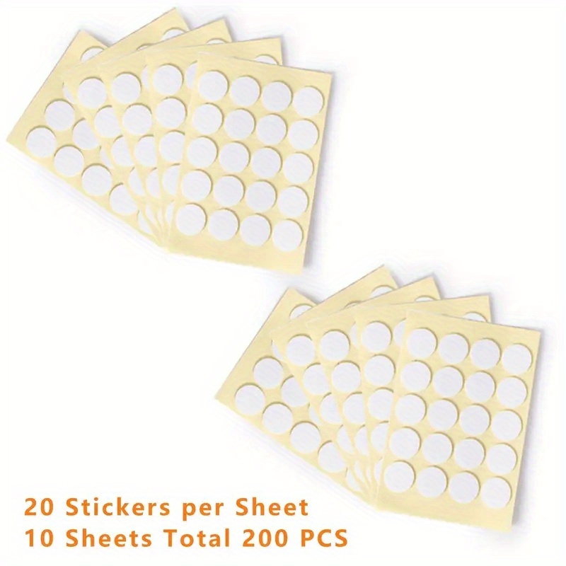 Candle Wick Stickers Candle Making Double Sided Round - Temu