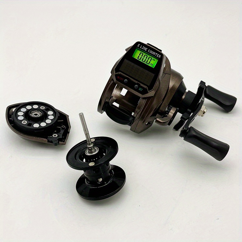 Solar powered Digital Fishing Reel Lightweight Aluminum - Temu