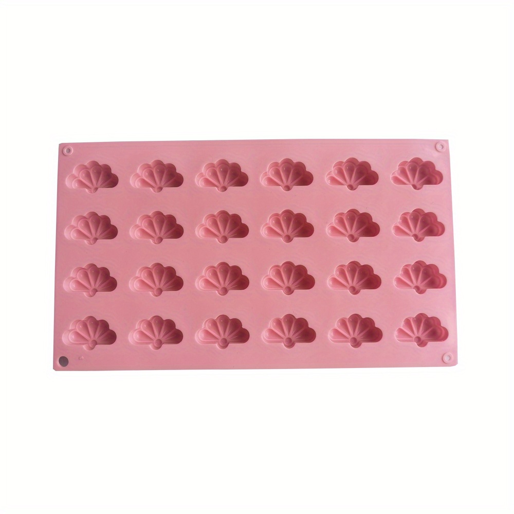 24 Cavity Flower Fondant Mold 3D Mini Flower Silicone Mold for