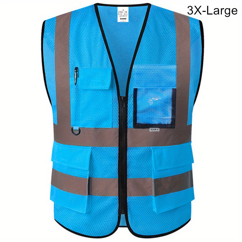 Teal safety sale vest