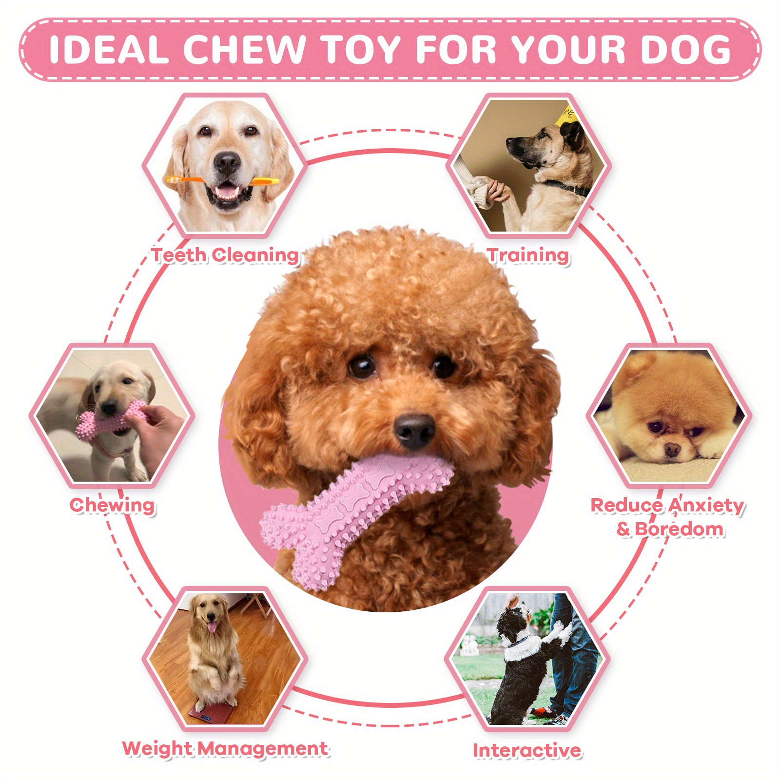 HOWLPOT Shrimp Squeaky Chew Dog Toys Puppy Seafood Entertain Playtime  Orange Cute Attention Training Dental Health Teeth Furry Happy Korea 