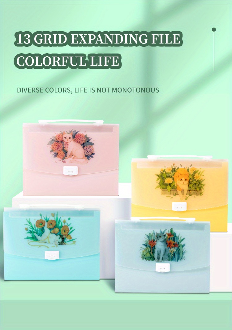 A4 Accordion Folder Multiple Layers Files Documents Test Temu Australia