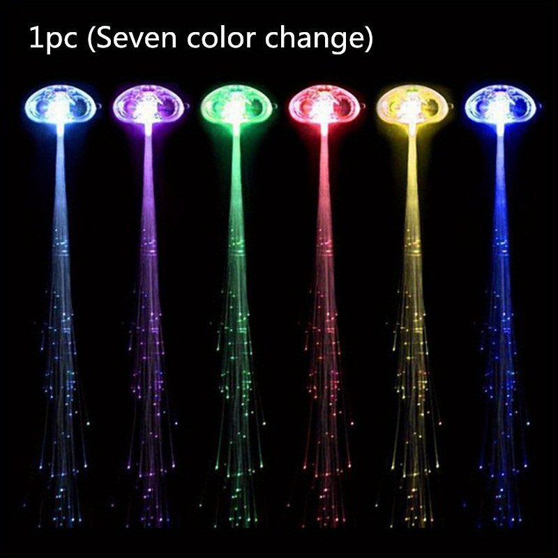 Acheter LED clignotante papillon pince à cheveux tresse fibre optique  épingle à cheveux décor de fête