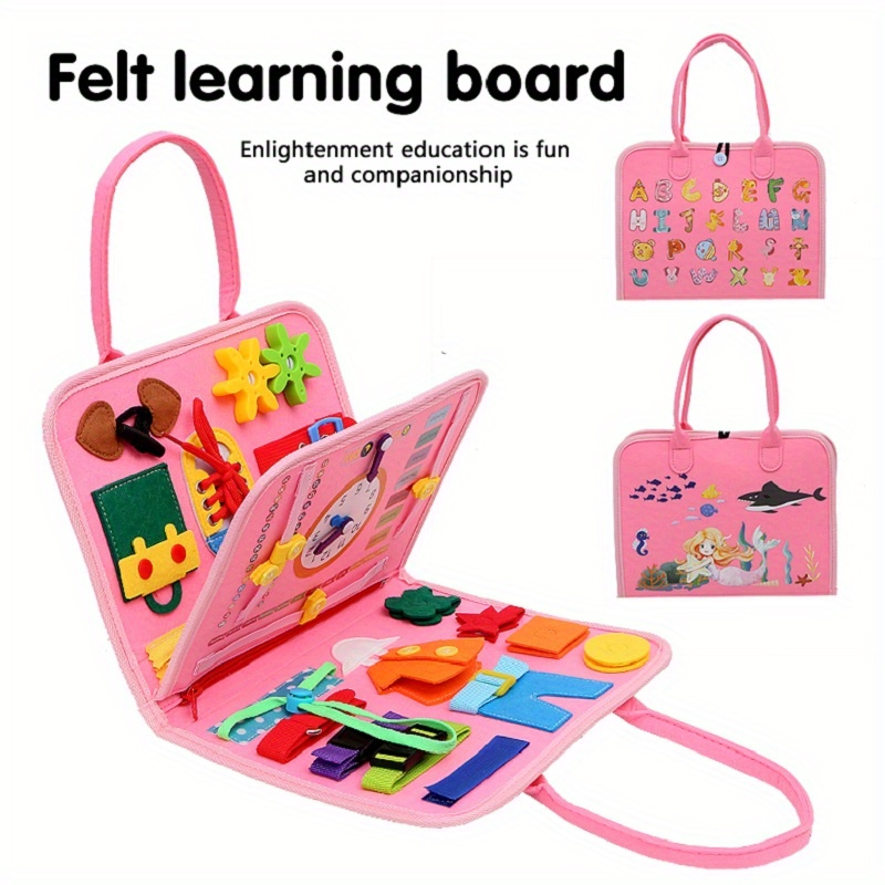 Montessori Busy Board Bag Toddler Learning Travel Toys Develop Fine Motor  and Basic Life Skills For Preschool Early Toys - AliExpress