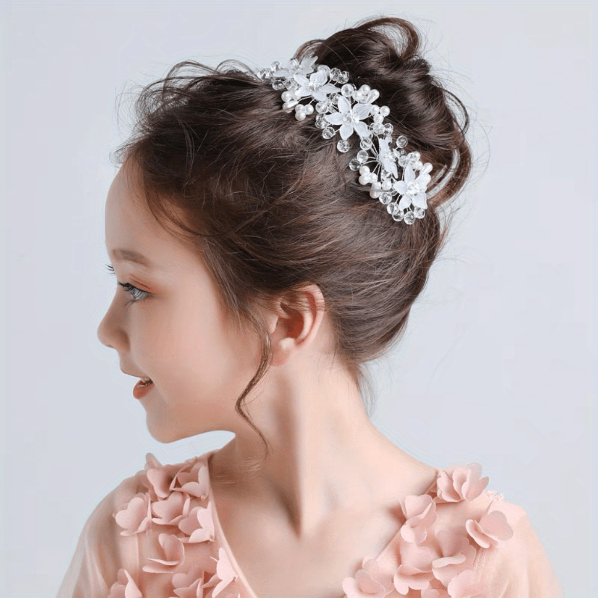 Artificial Flowers Hair Accessories Princess Decorative Head Jewelry