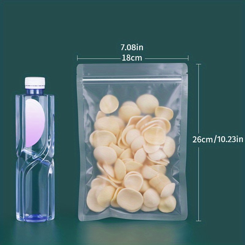 Transparent Self Sealing Frosted Bag Flower Tea Food Sealing Bag