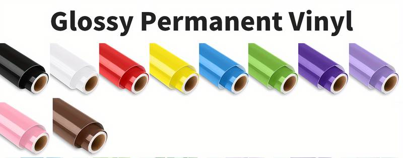 VINYL FROG Black Matte Permanent Vinyl Roll - 12'' X 10ft For Crafts, Mugs, Decals & Home Decor