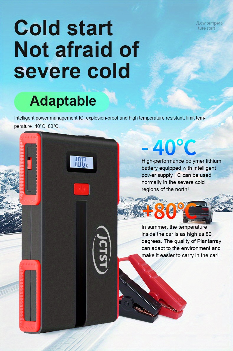 5500A Car Jump Starter Power Bank Portable Charger Booster 12V Auto  Starting Device Emergency Battery Starter