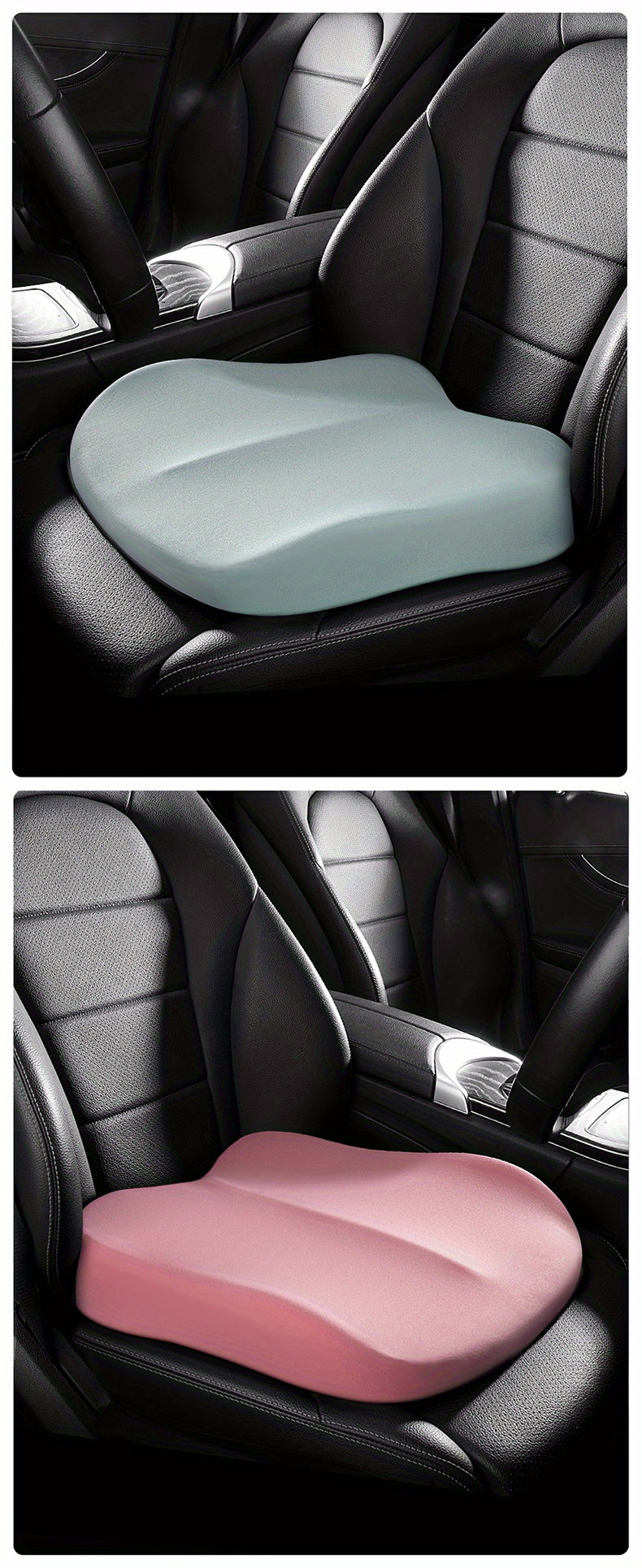 Car Seat ​Cushion Pad Silicone Universal Memory Foam Car Chair Seat Driver  Seat