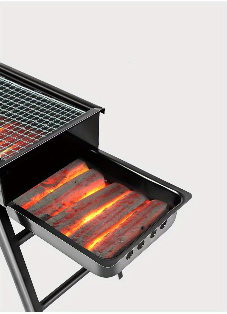 1pc Small Barbecue Stove Charcoal Bbq Grill Outdoor Dining Convenient