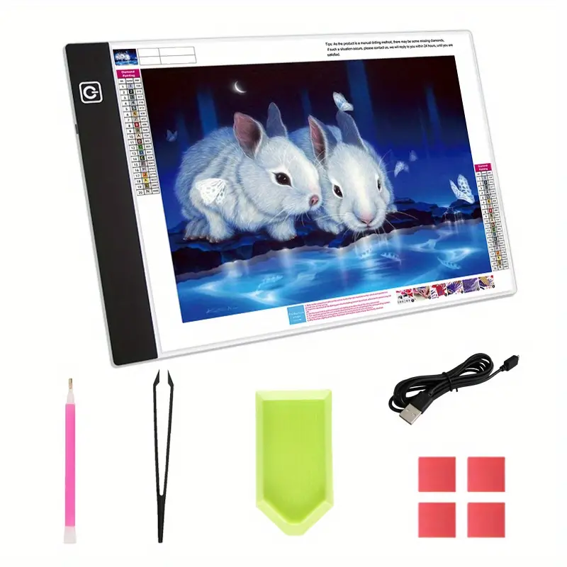 Portable Rechargeable A4 Light Box for Tracing, Ultra-Thin Led Light P —  CHIMIYA