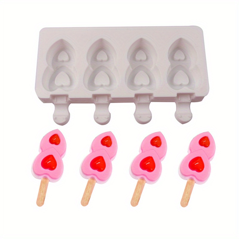 Silicone Ice Cream Mold-popsicle Molds-puzzle Shape Ice 