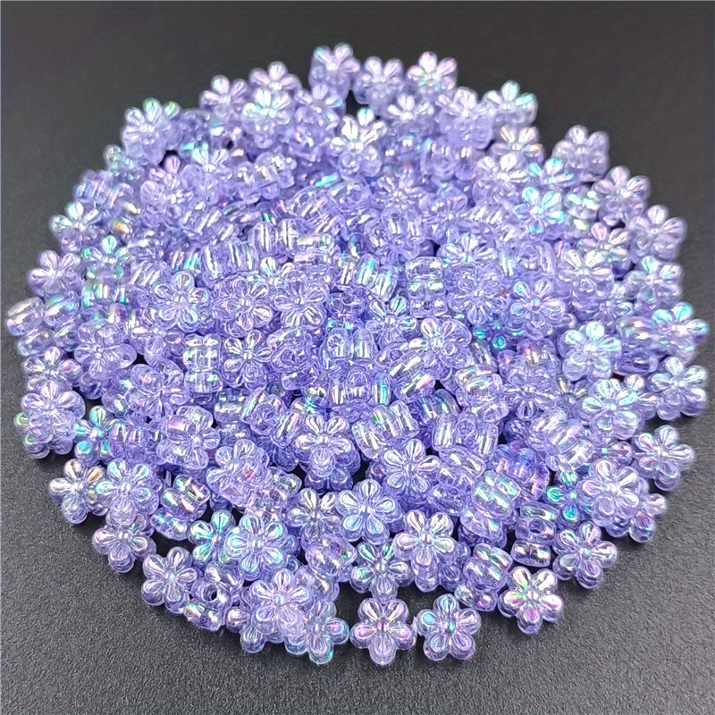 80pcs 7mmab Color Plum Beads Fashion Diy Jewelry Accessories Beaded Material