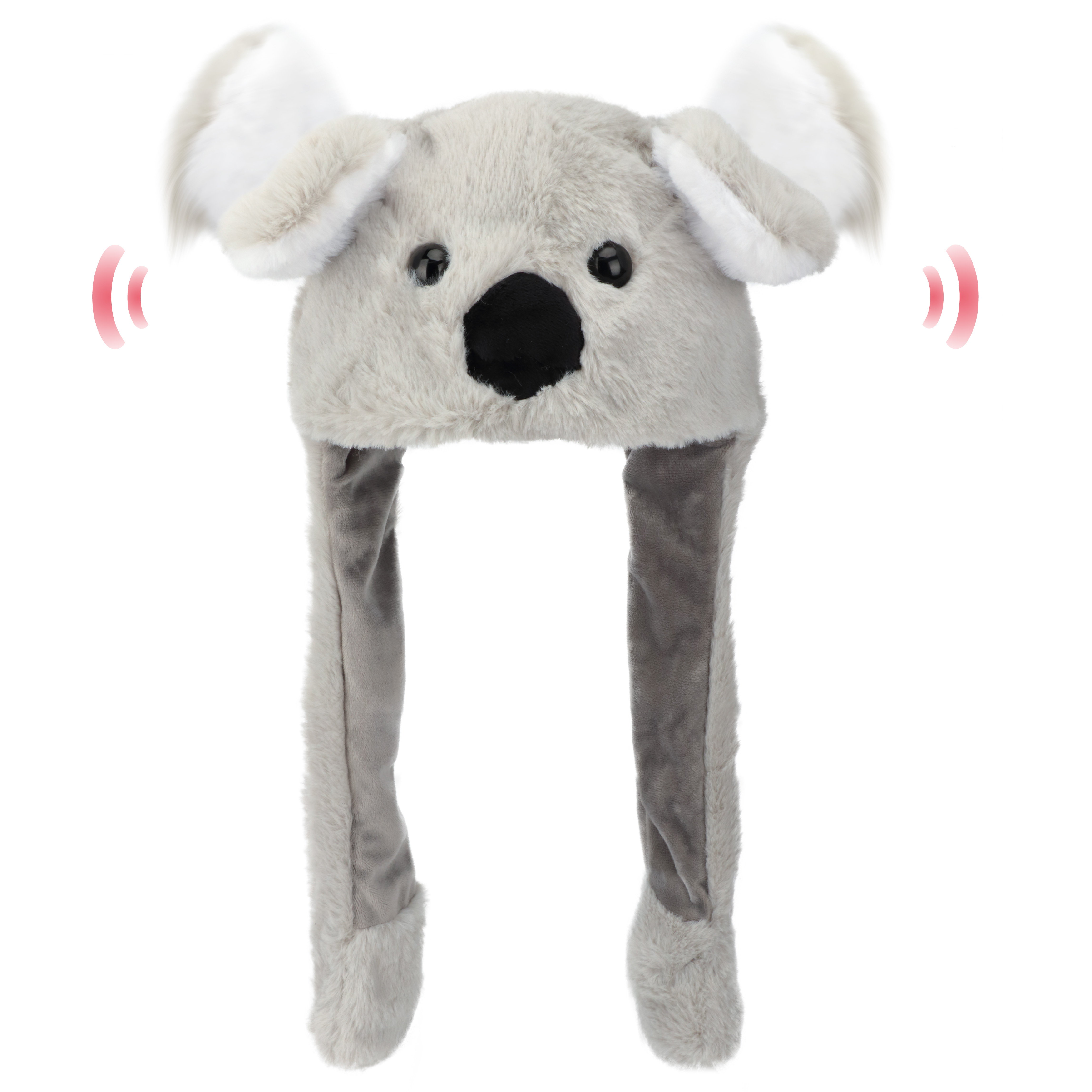 dressfan Drôle Peluche Animaux koala Oreille Chapeau avec des Oreilles  Mobiles, koala Bonnet Oreilles qui Bougent,Cadeau d'anniversaire de Noël  pour les Femme Fille Enfants Cosplay Chapeau : : Jeux et Jouets