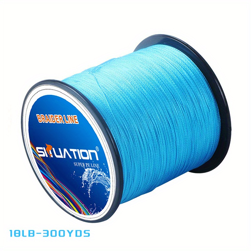 4 Strands Braided Fishing Line Super Strong Abrasion - Temu Canada