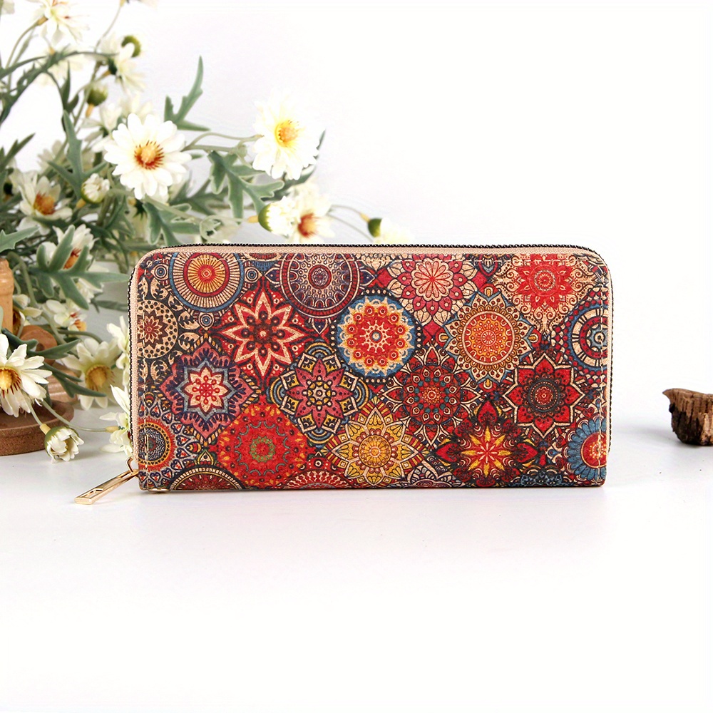 Retro wallet, vintage wallet, Blossom