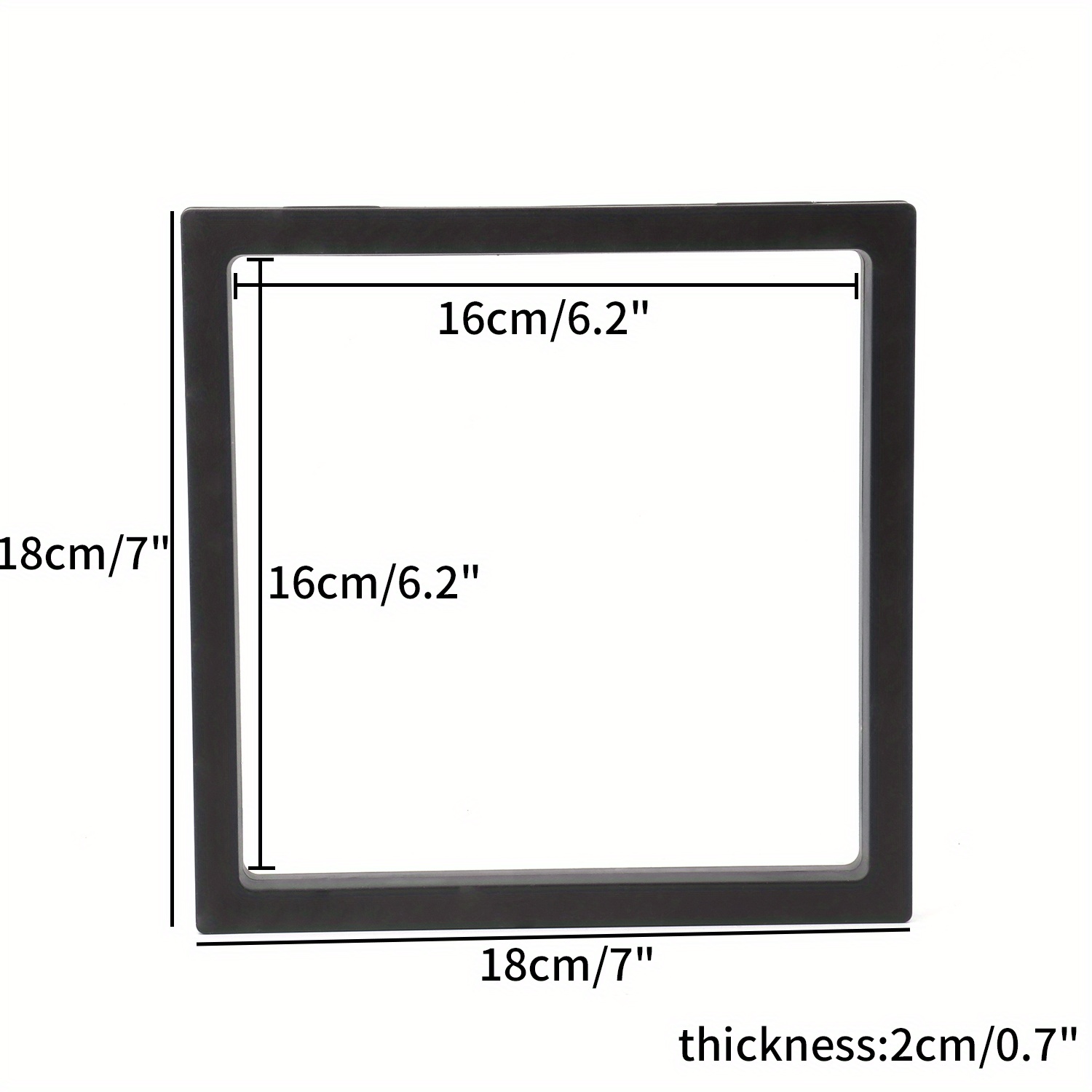 Black Transparent Pe Film Display Box Suspension Packaging Box Jewelry Ring Bracelet Box Small Commodity Gift Box, Jewelry Box