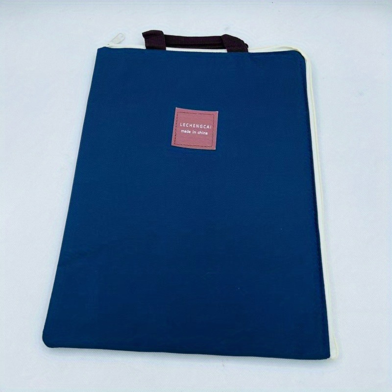 Minimalist Zipper Document Storage Pouch Lightweight Bag For School & Work