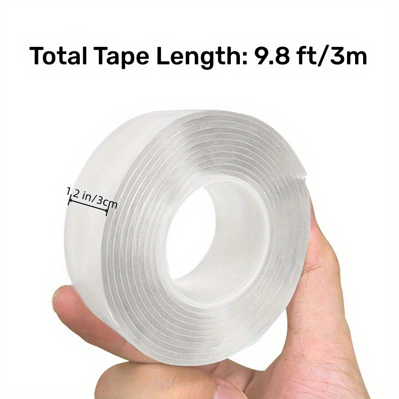 Nano Tape Double Sided Tape Transparent Reusable Waterproof