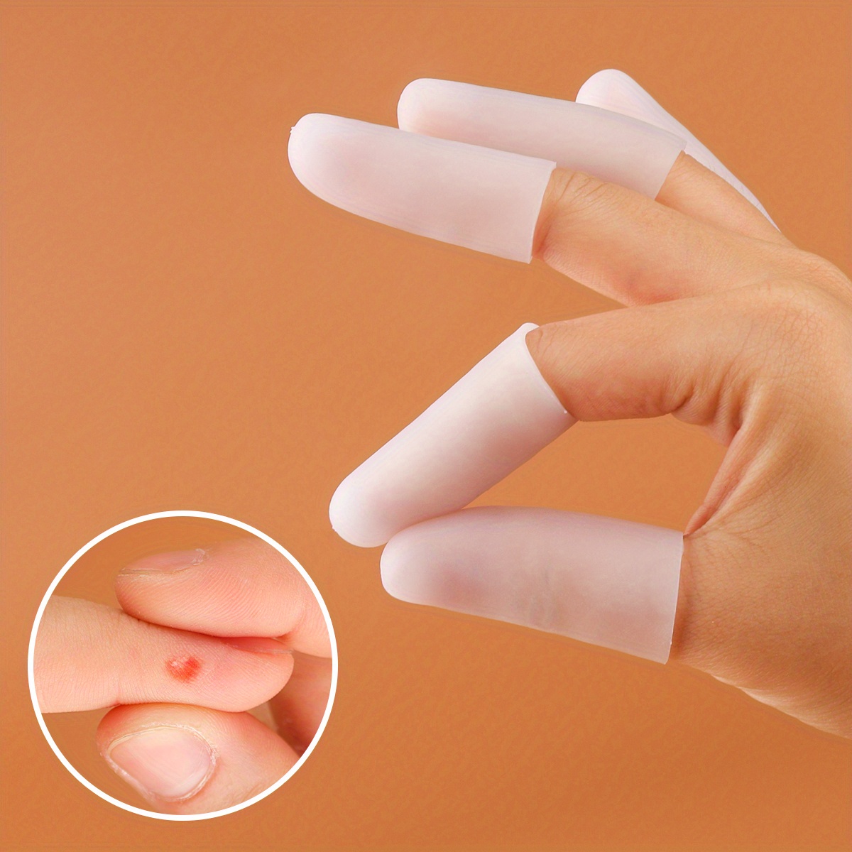 Finger Protector Fingertip Cover Easy To Take On Off - Temu