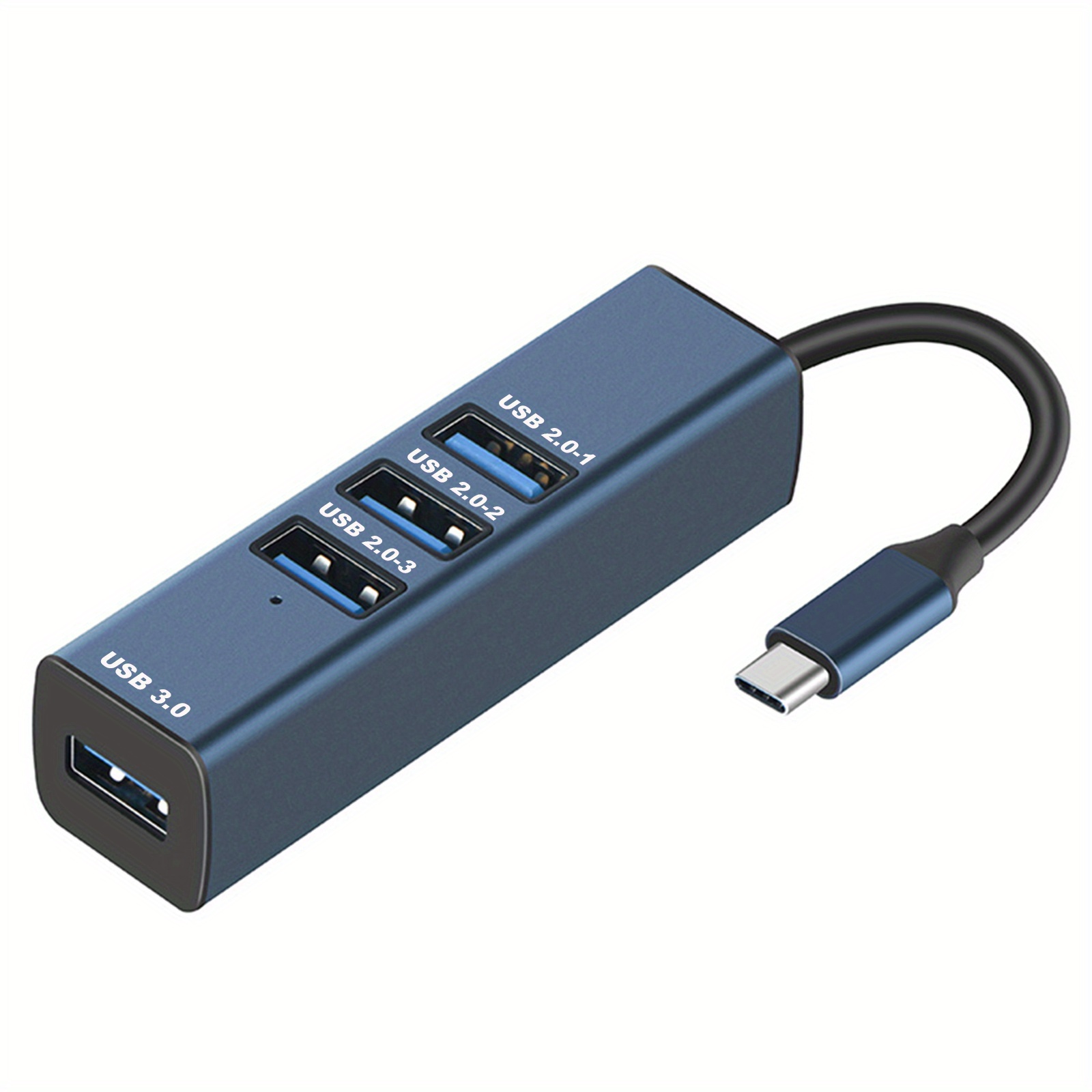 Concentrateur USB C Jensen à 4 sorties USB A