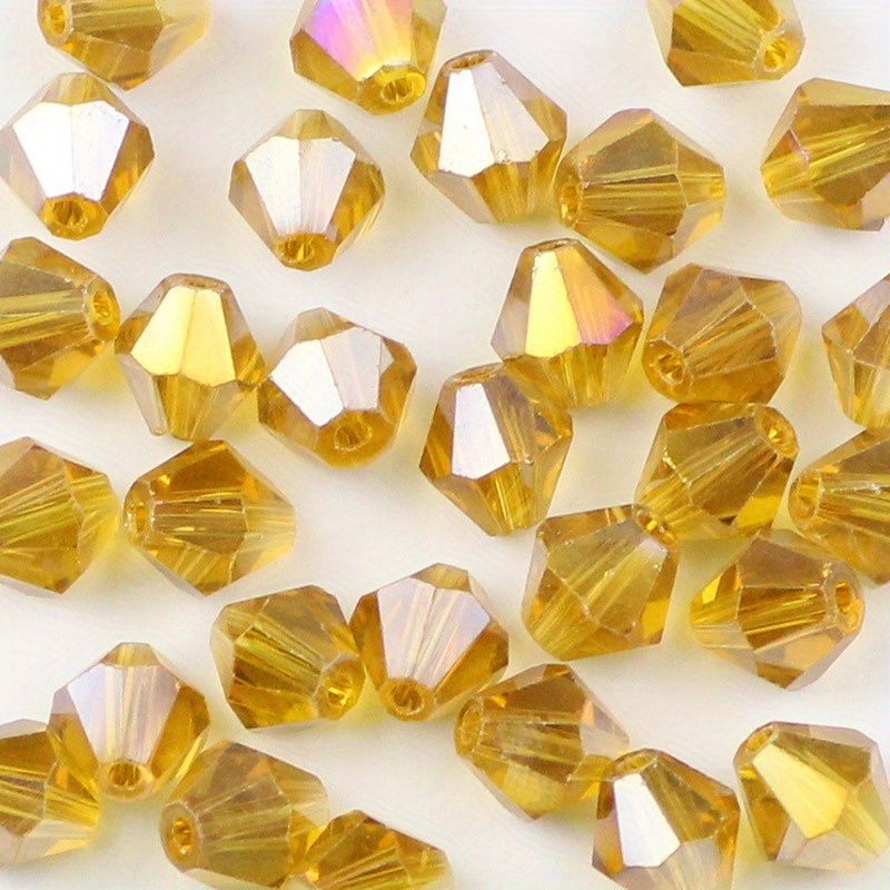 30pcs/pack 8mm Cristal Vidrio Forma Diamante Puntas Ab Color - Temu