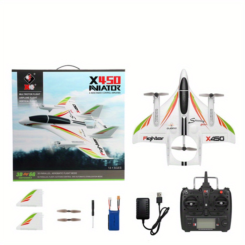jovati Wireless Lights with Remote Control Uav Aircraft Fixed Wing