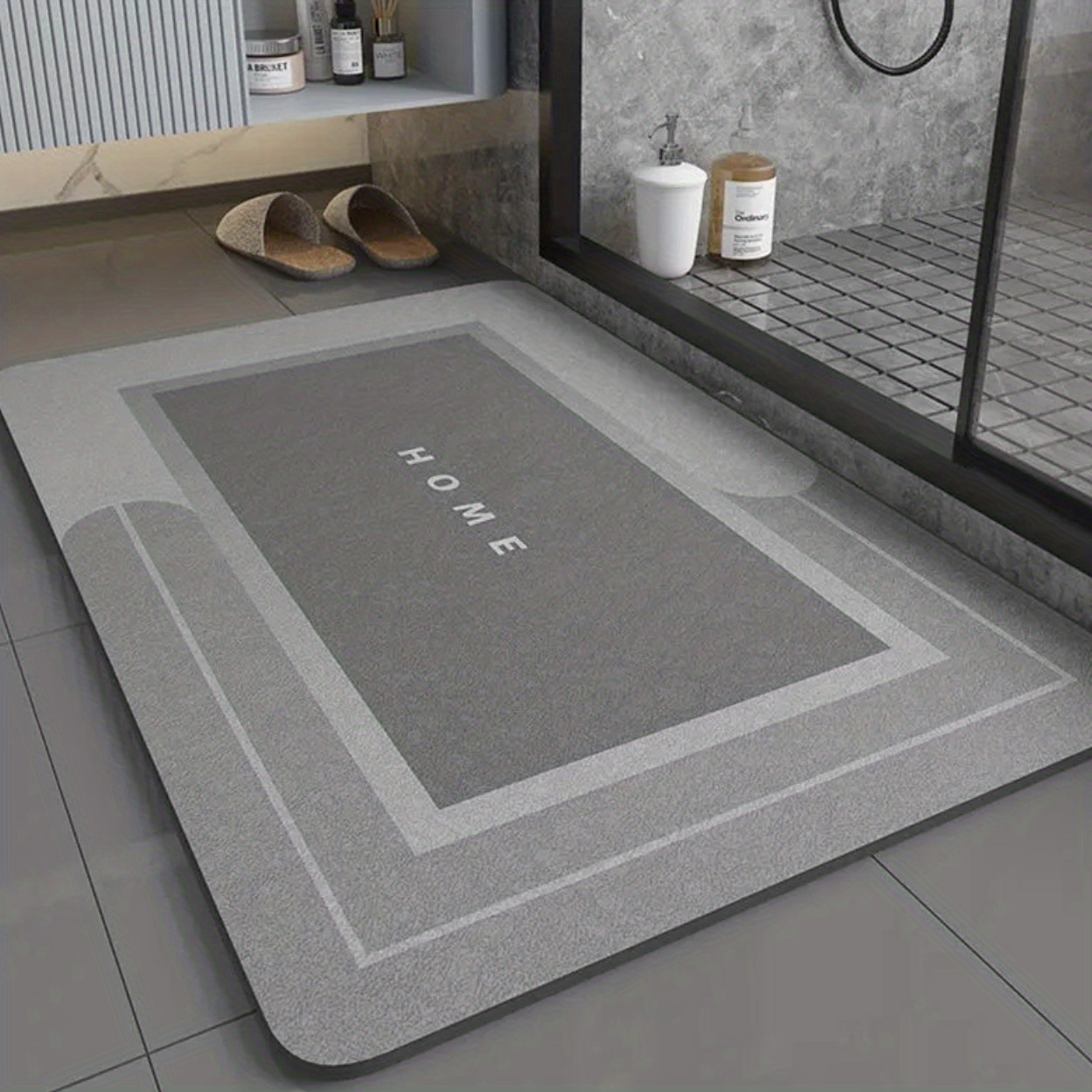 Nordic Super Absorbent Bath Mat Quick Drying Bathroom Rug Non-slip Entrance  Doormat Skin Floor Mats Toilet Carpet Home Decor - AliExpress