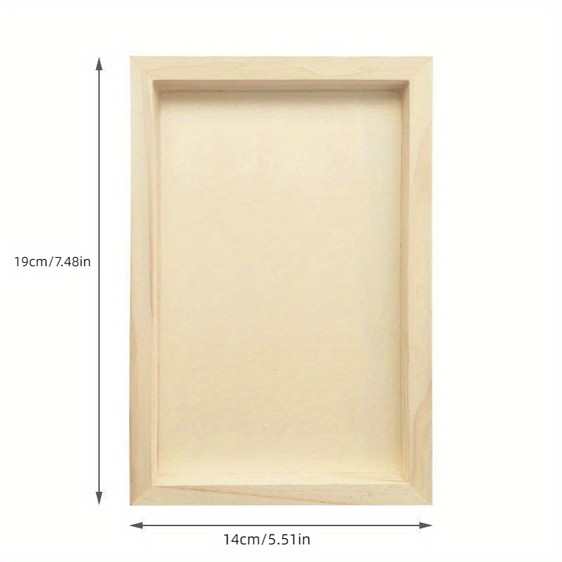 Unfinished Small Wooden Frames (Pack of 12)