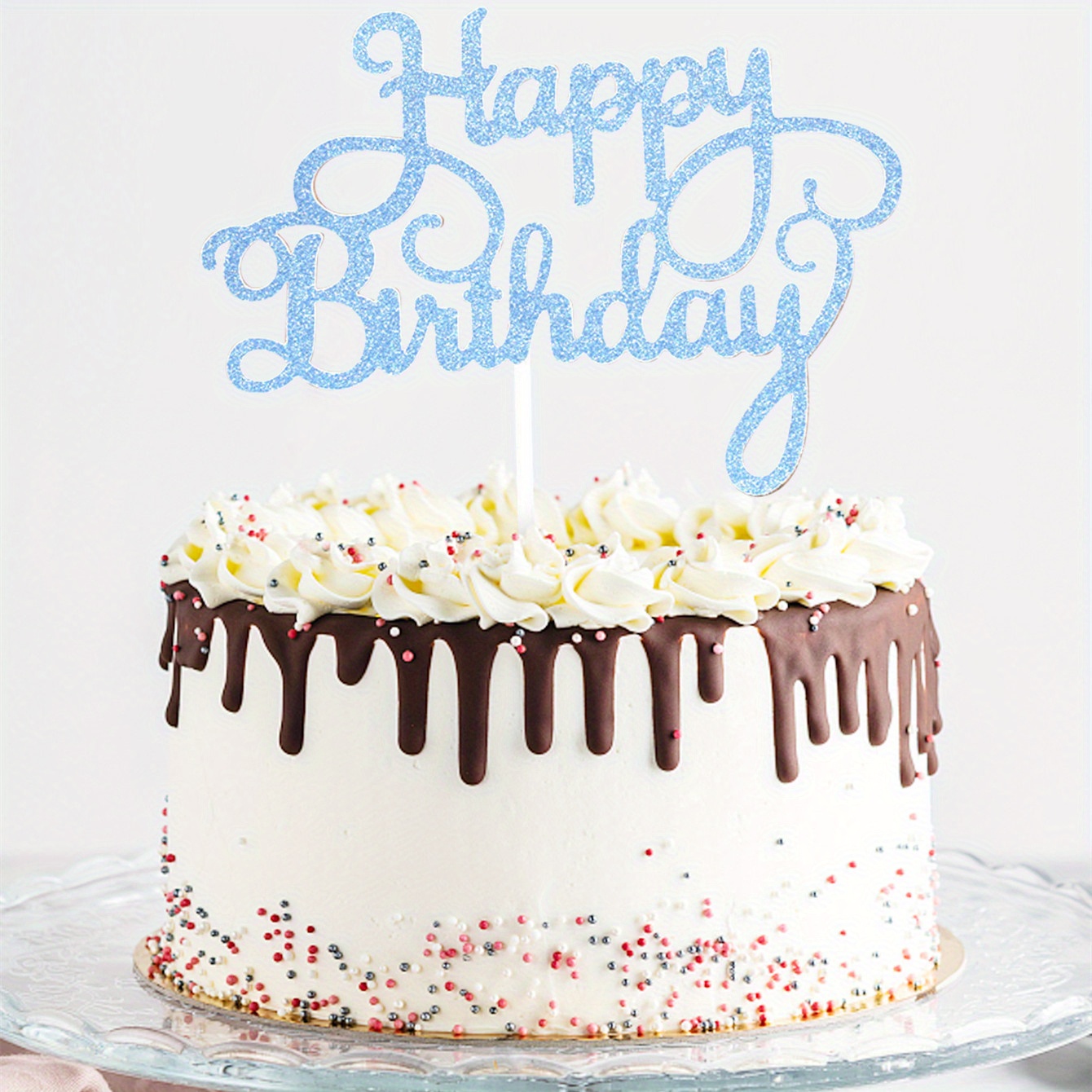 Comprar topper para decorar tartas de cumpleaños Felicidades
