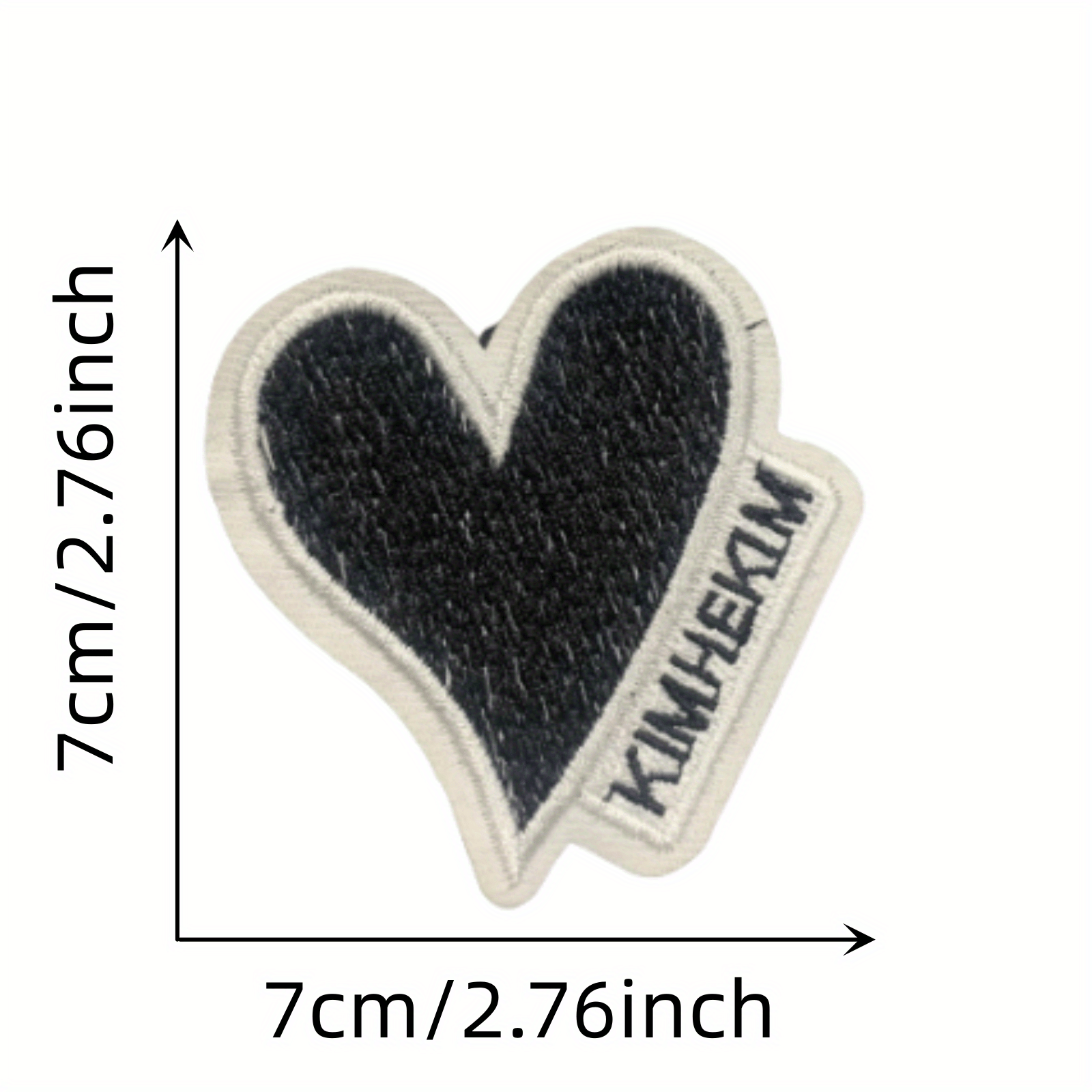 4pcs Black Zipper Shaped DIY Embroidered Iron-on Clothing Patches, Backpack  Sticker Sew Badge Patches