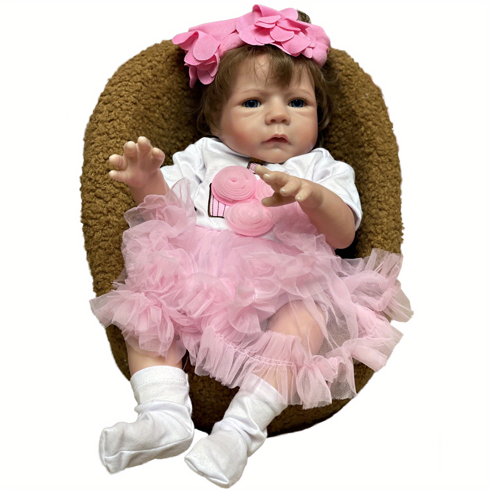 Soft Vinyl Reborn Dolls: Adorable 3d Painted Bebe With Rooted Hair ...