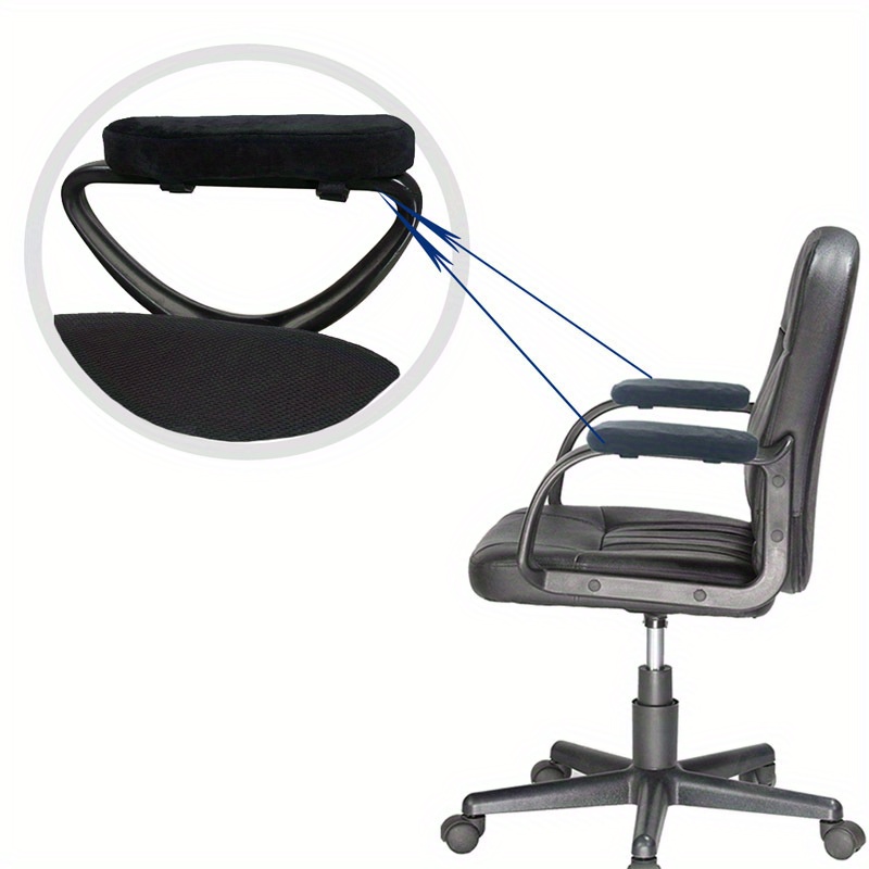  BEAUTRIP Almohadillas ergonómicas para reposabrazos, almohada  para silla de oficina, cojín de soporte de codo para computadora, juegos y  sillas de escritorio (juego de 2) : Productos de Oficina