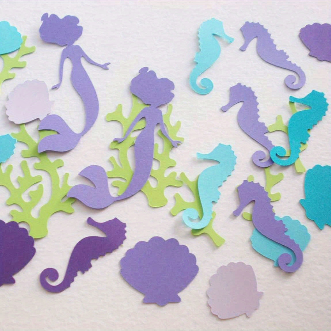 Mermaid Confetti For Ocean Theme Birthday Parties - Table Decorations ...