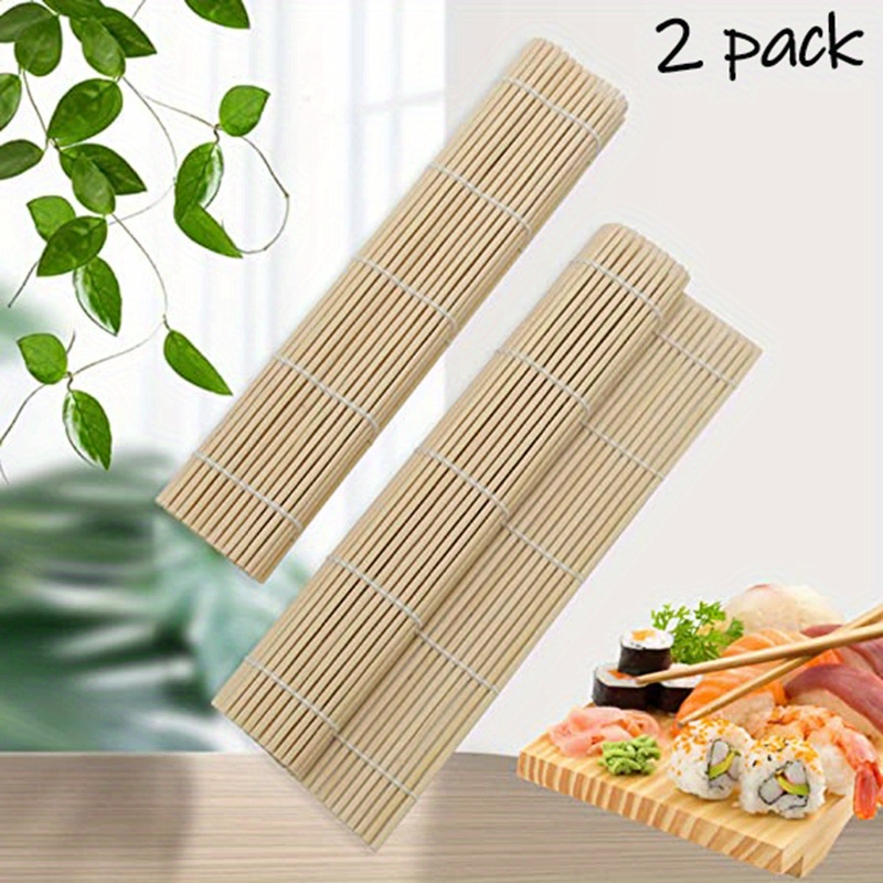 Bamboo Sushi and Maki Making Kit - With Bamboo Sushi Rolling Mat