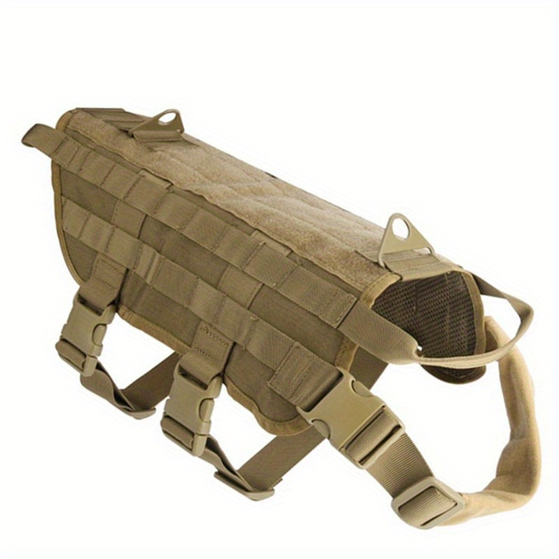 Mimigo Gilet tactique pour chien avec pochette - Gilet molle de chien de  dressage avec poignée - K9 Harnais pour chien militaire Pas de pull Gilet  pour chien d'assistance