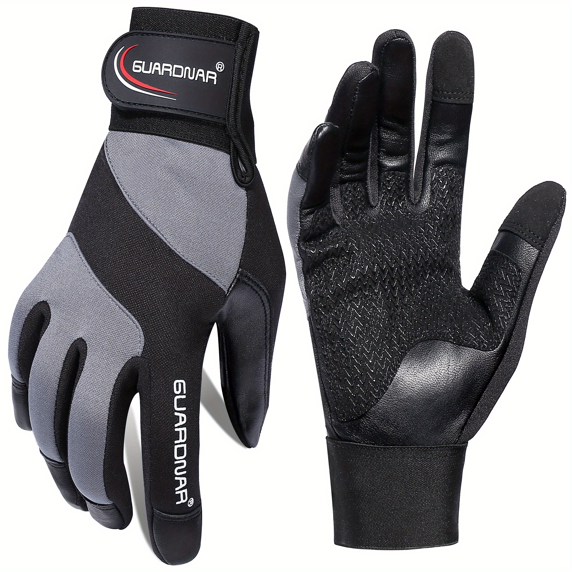 Activework Hombres Guantes de Trabajo de Seguridad, Guantes de Mecánico de  Servicio Pesado, Compatible con Pantalla Táctil - Temu