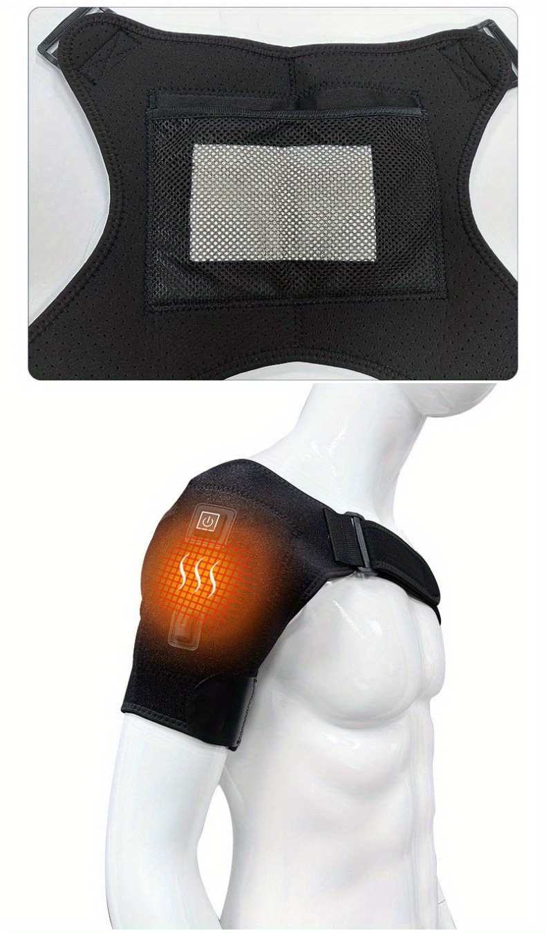 Shoulder Heating Pad Heated Wrap 3 Heat Levels Heating Pad - Temu